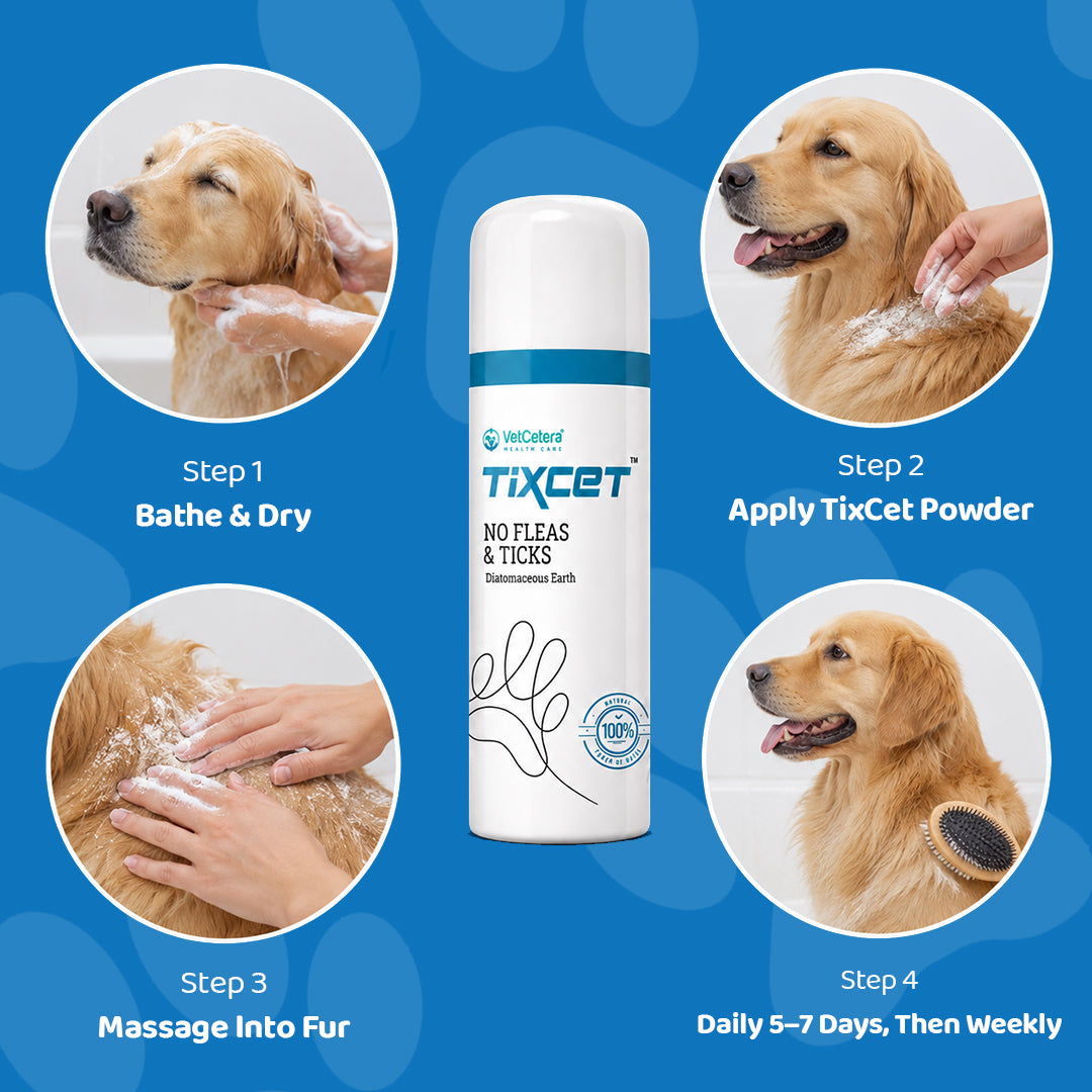 Tixcet | Natural Tick & Flea Powder for Dogs