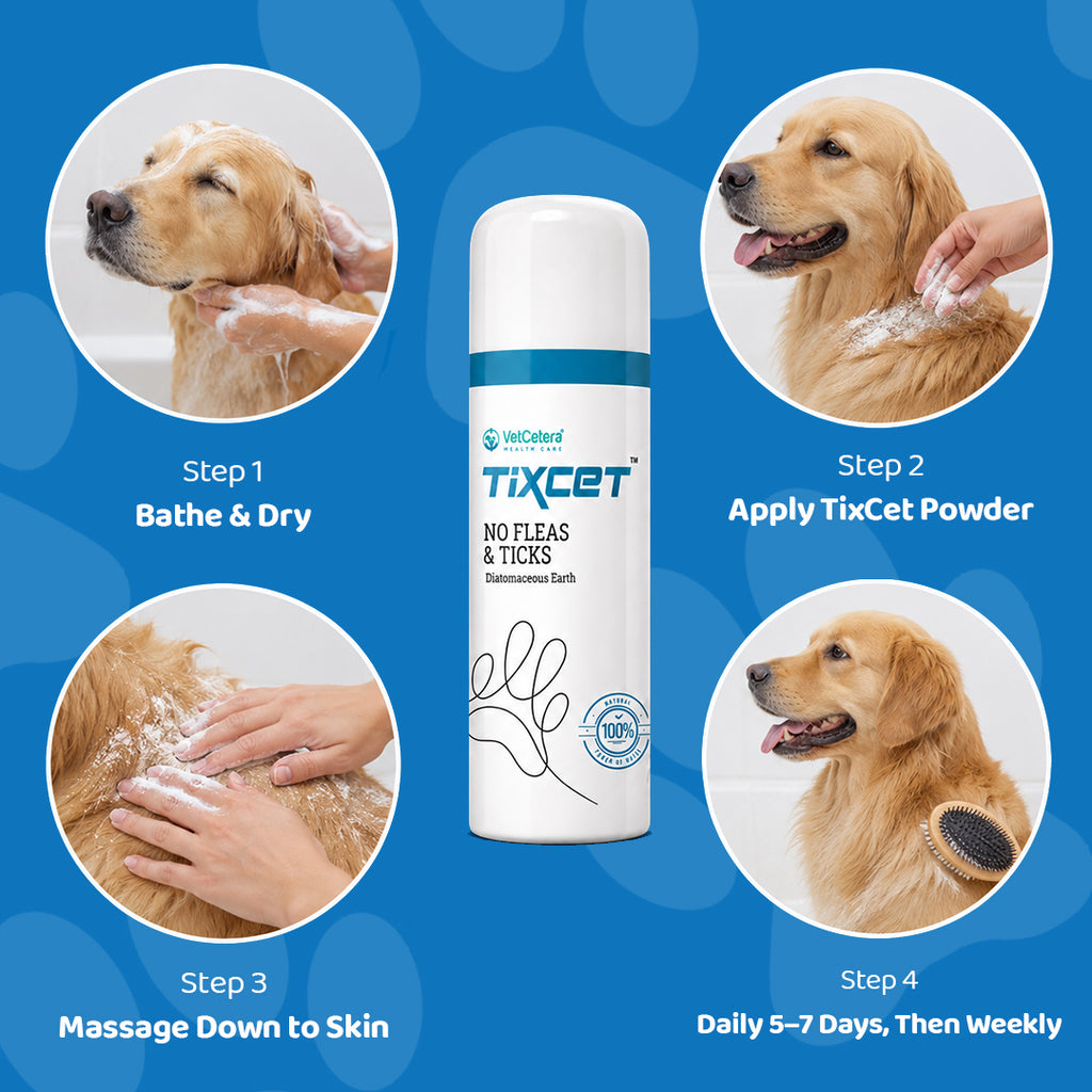 Tixcet | Natural Tick & Flea Powder for Dogs