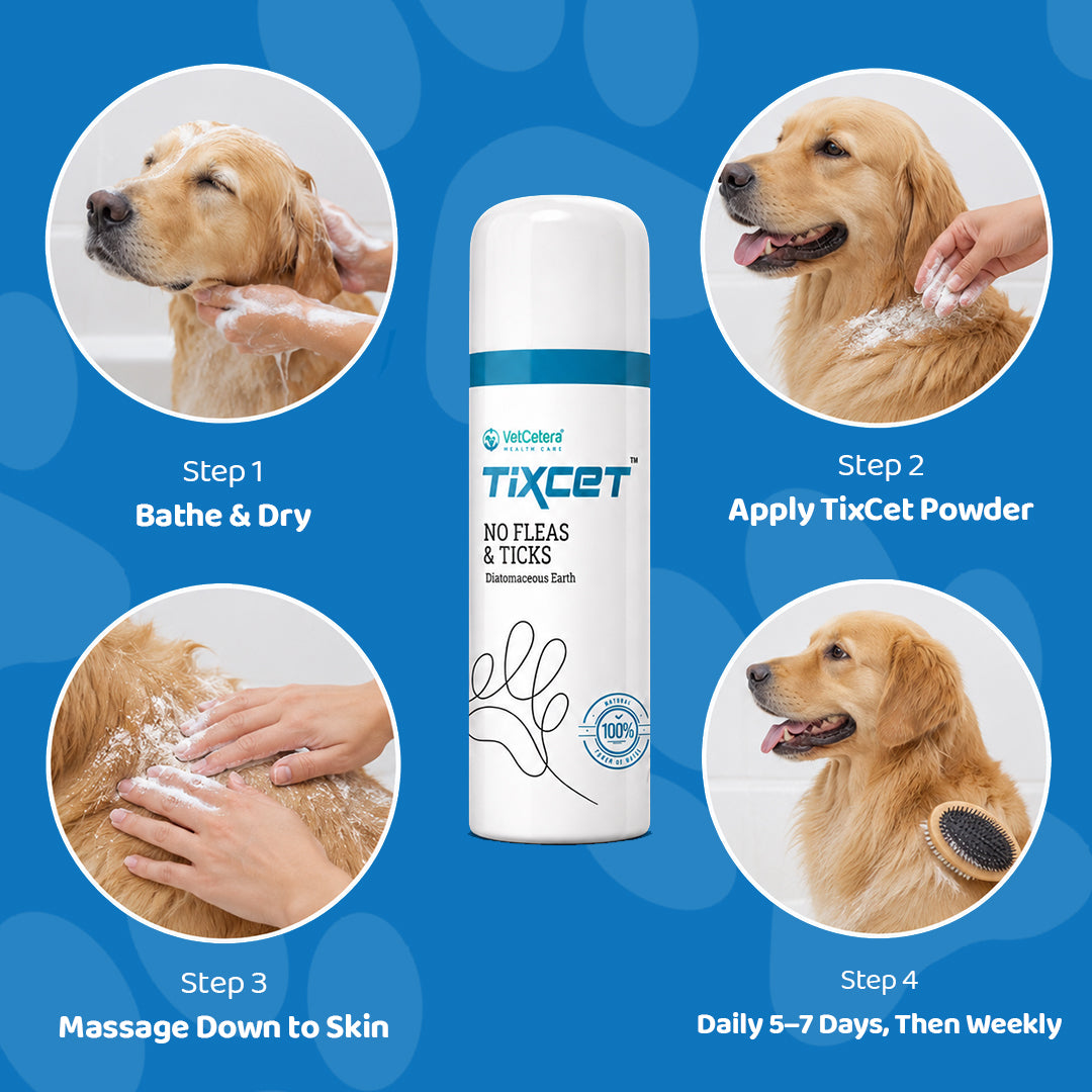 Tixcet | Natural Tick & Flea Powder for Dogs