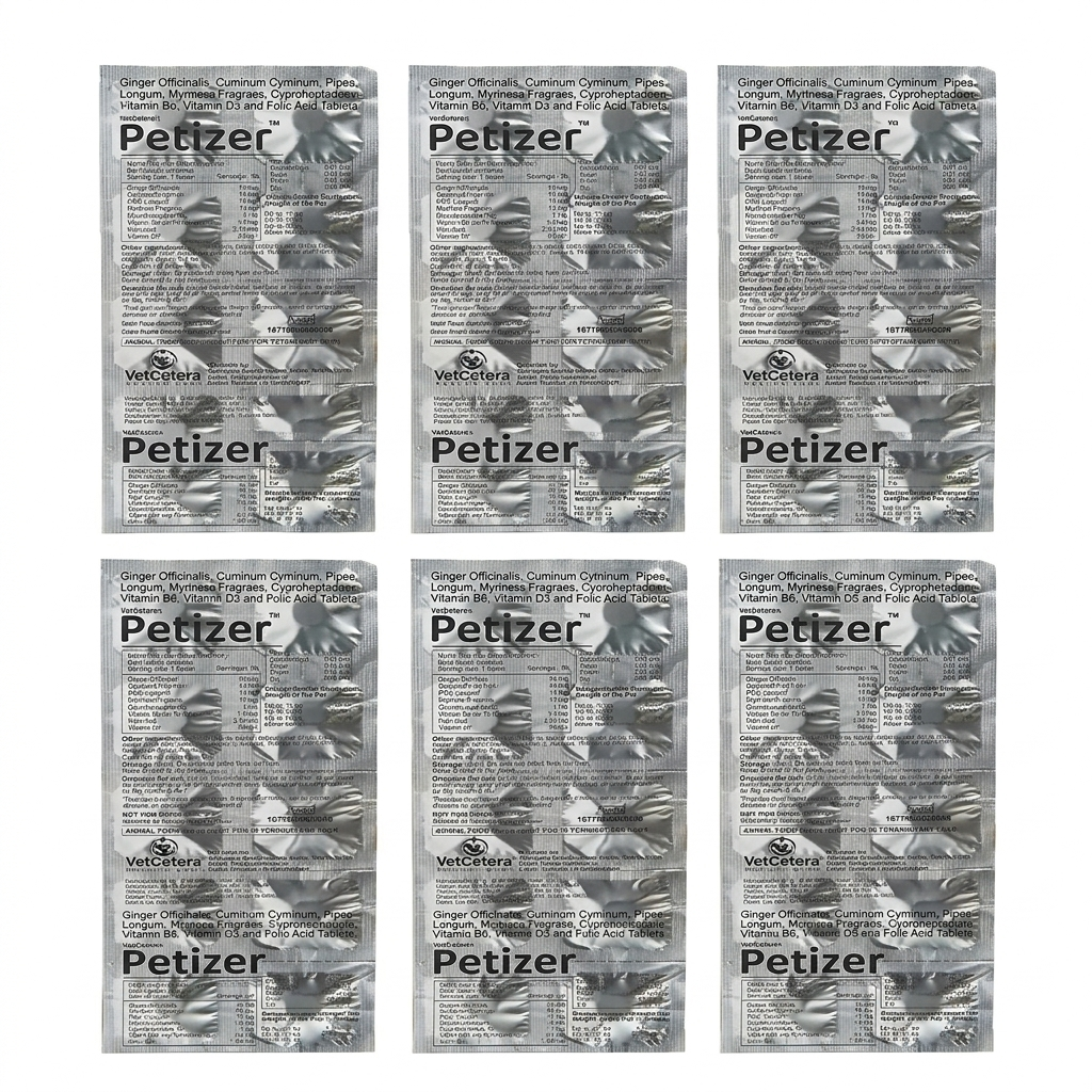 Petizer | Pet Nutraceutical Tablets | Digestive, Immunity & Appetite Support for Pets