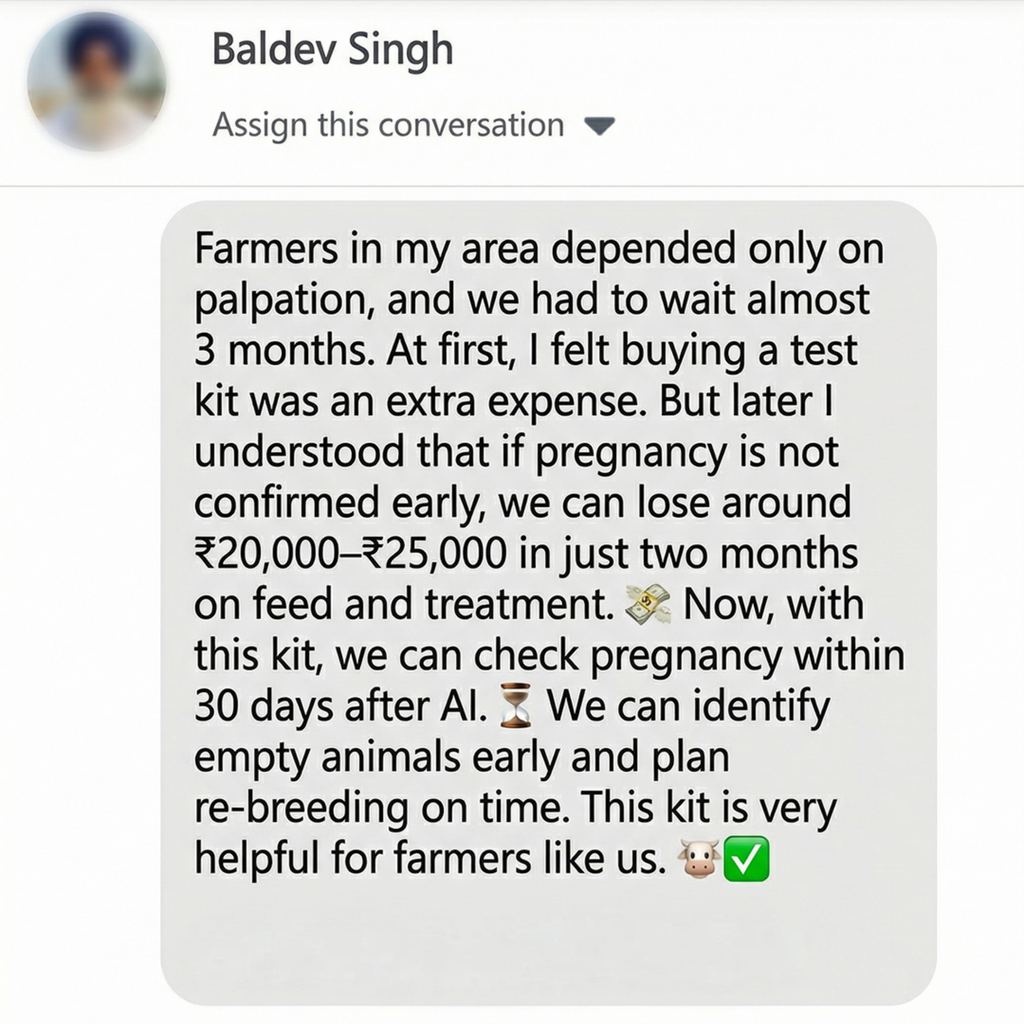 Accuvet Bovine Pregnancy Test Kit for Cows | Accurate Results from Day 30