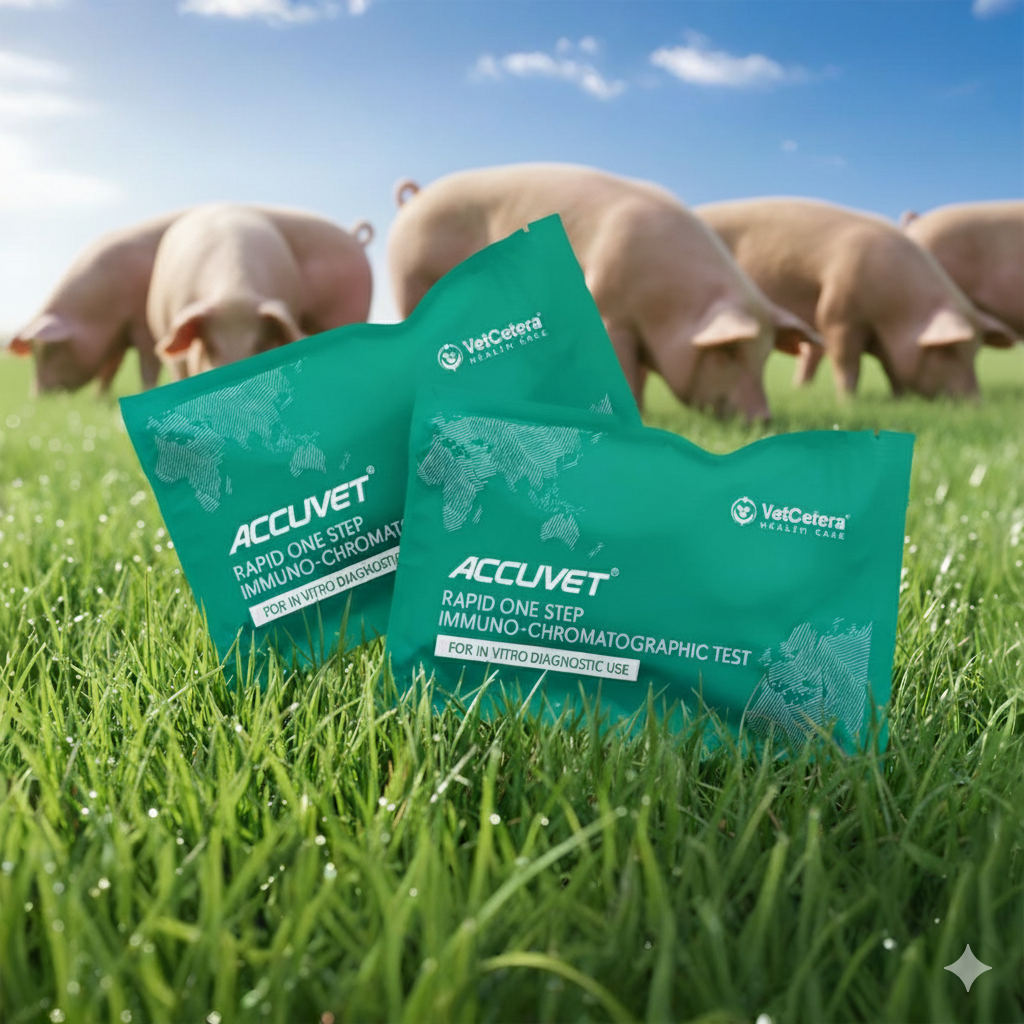 Accuvet Pig Pregnancy Test Kits | 2 Tests | Rapid & Accurate Pig Pregnancy Detection Kits