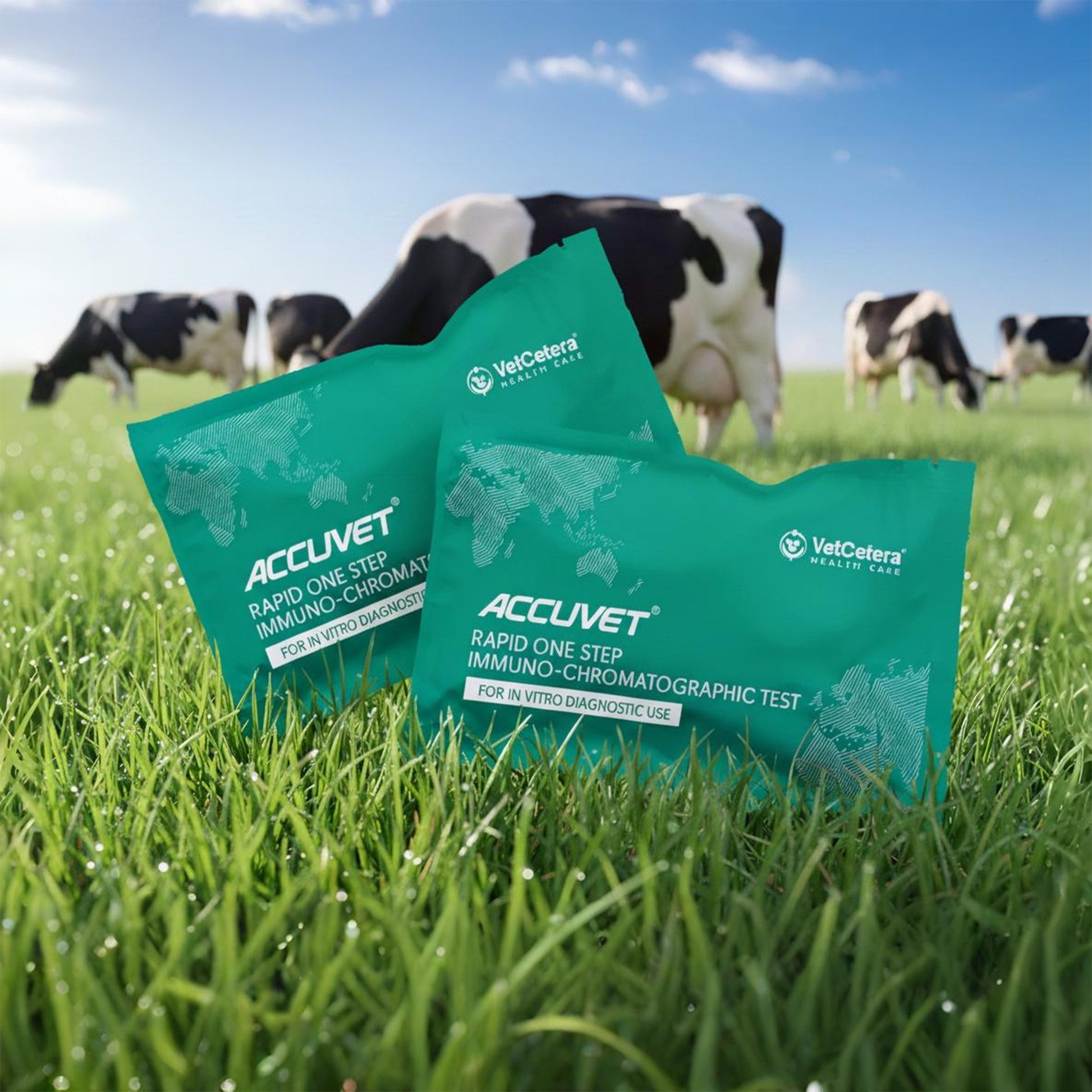 Accuvet Bovine Pregnancy Test Kits | 2 Tests | Rapid & Accurate Cow Pregnancy Detection Kits