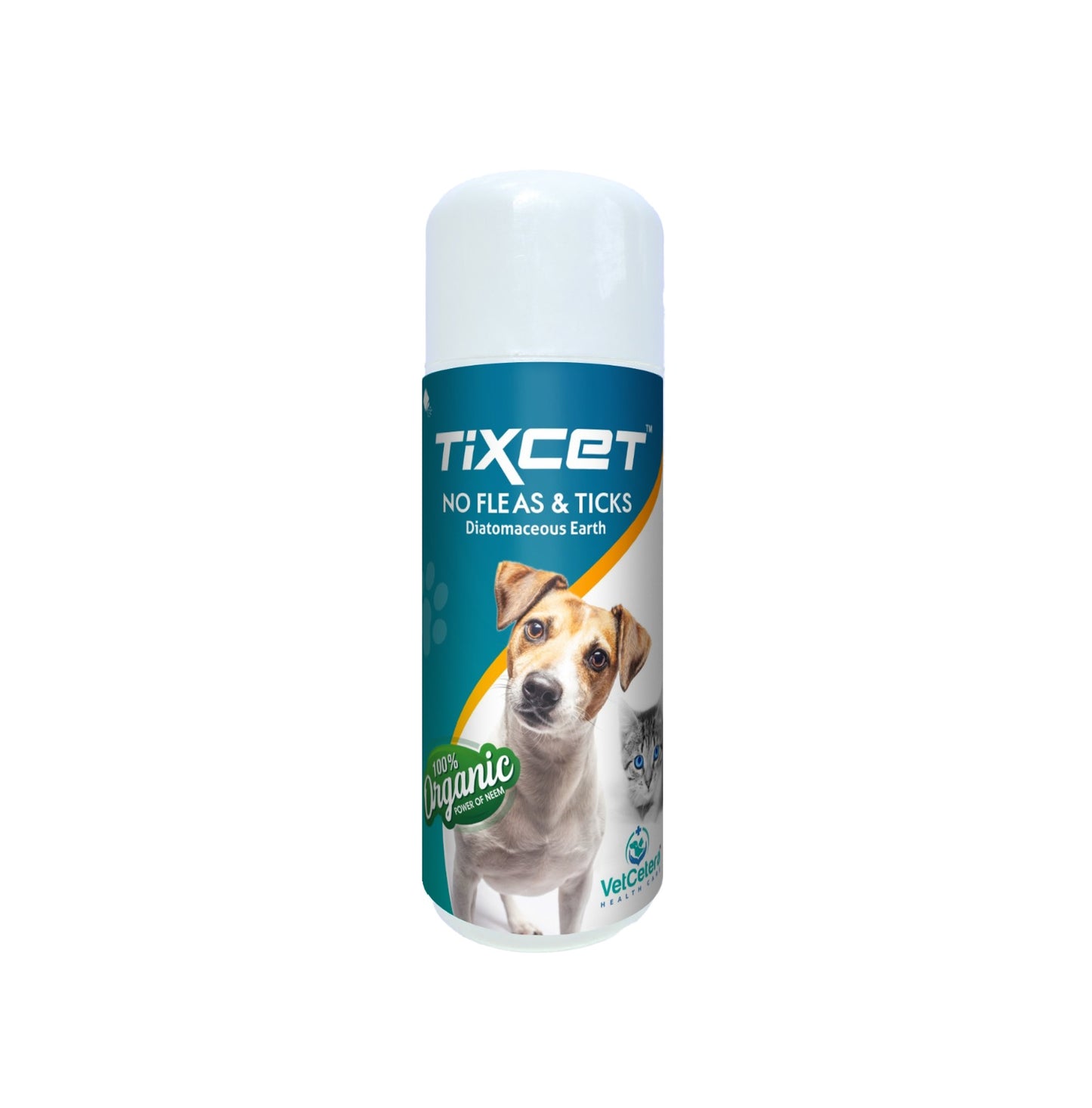 Tixcet by VetCetera Health Care - Natural Pet Treat Powder | Tick and Flea Protection for Dogs and Pets | All Life Stages | 100 Grams